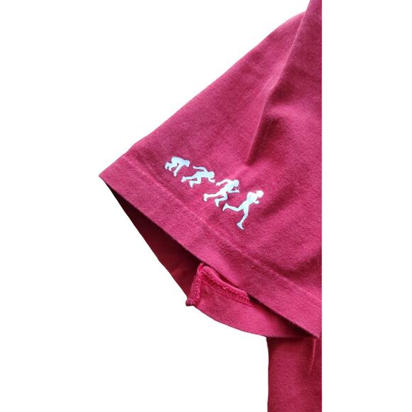 Y2K Nike Silver Tag Were You in it For the Chase? Air Max 1997 Red Shirt XXL - Picture 5 of 5